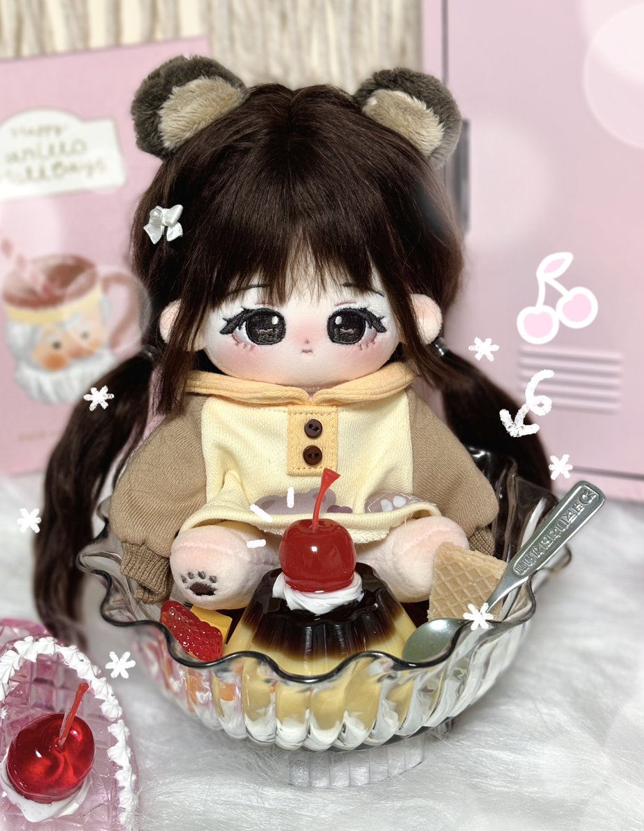 🍮🍒+🧸=💗
#오늘의_알송달솜