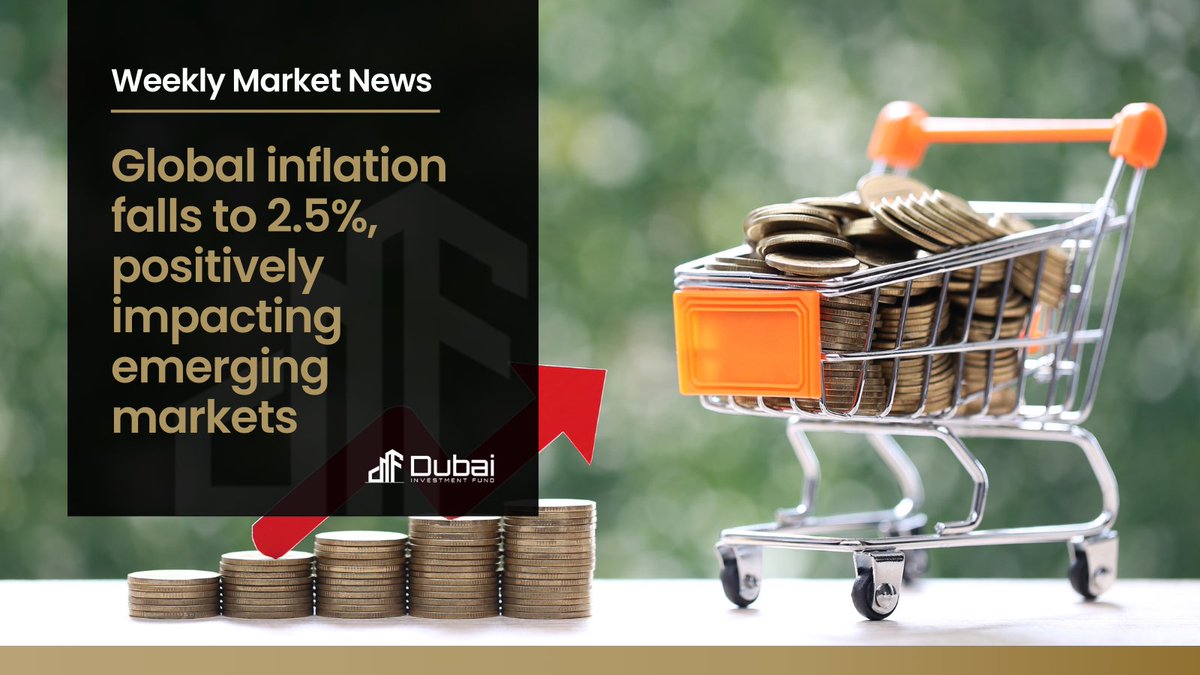 As global inflation falls to 2.5%, emerging #markets are poised for a new era of growth. DIF is committed to fostering sustainable development and driving positive impact in these dynamic economies.