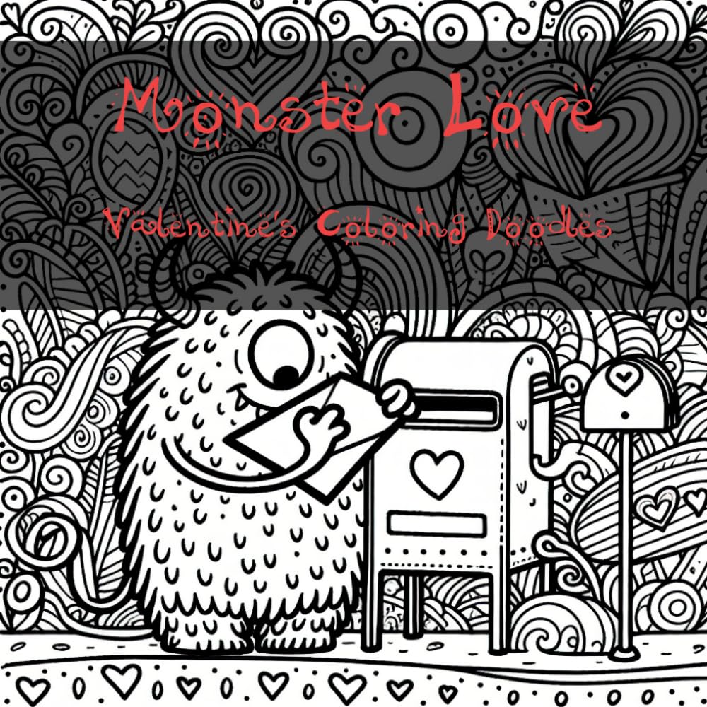 ColoringAi's tweet image. ❤️ Monsters in love? Yes, please! 🎨 Get ready to color your way through adorable, quirky pages with *Monster Love*! This Valentine's Day doodle coloring book makes a unique gift or a fun project for yourself.  amazon.com/dp/B0DSJT8ZZ7 #ValentinesDay #Coloring #ColoringDoodles