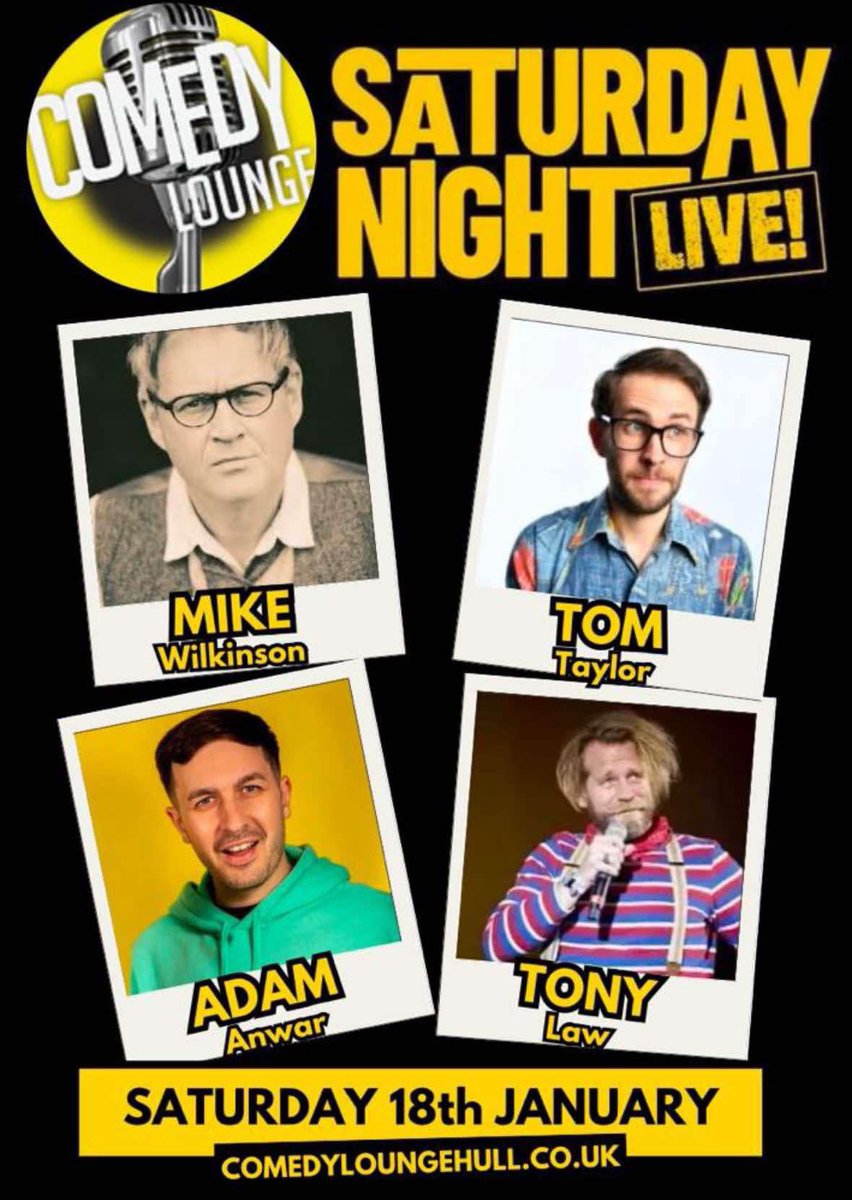 Join us tonight for an evening jam packed full of comedy!

comedyloungehull.co.uk