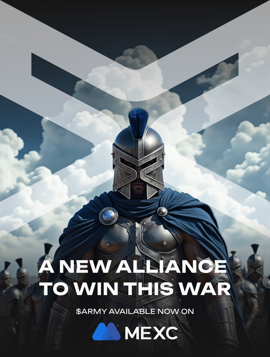ARMY_XRP589's tweet image. 🔥 The rise of $ARMY doesn&apos;t stop. Best part? This is just the beginning 👇🏻

We’re PROUD to announce that $ARMY is now LISTED on MEXC @MEXC_Official marking our 2nd major exchange milestone 🌍🪖🚀

This achievement proves the power of a 100% organic, authentic movement and the…
