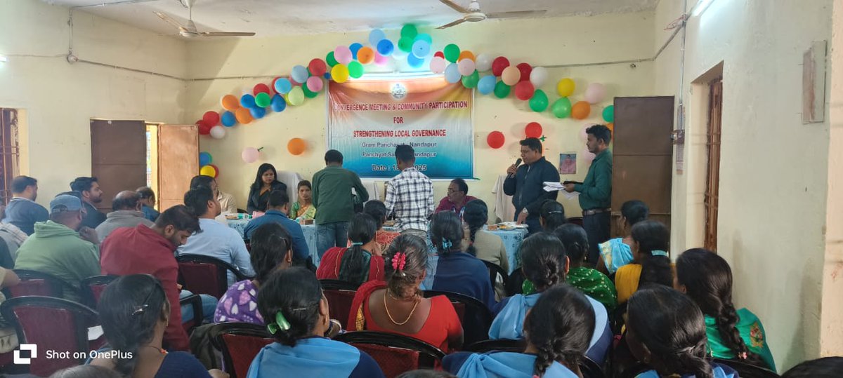 Attended GP level Convergence meeting with all line departments inpresence of Under Secretary Madam,RDC(SD),BDO,Nandapur and all line department officials of Nandapur Block, PRIs members. 
Regards 
Tahsildar, Nandapur