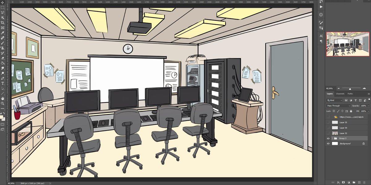 twstuds's tweet image. Computer room WIP✍️

#sfw #hentai #waifu #eroge #visualnovel
