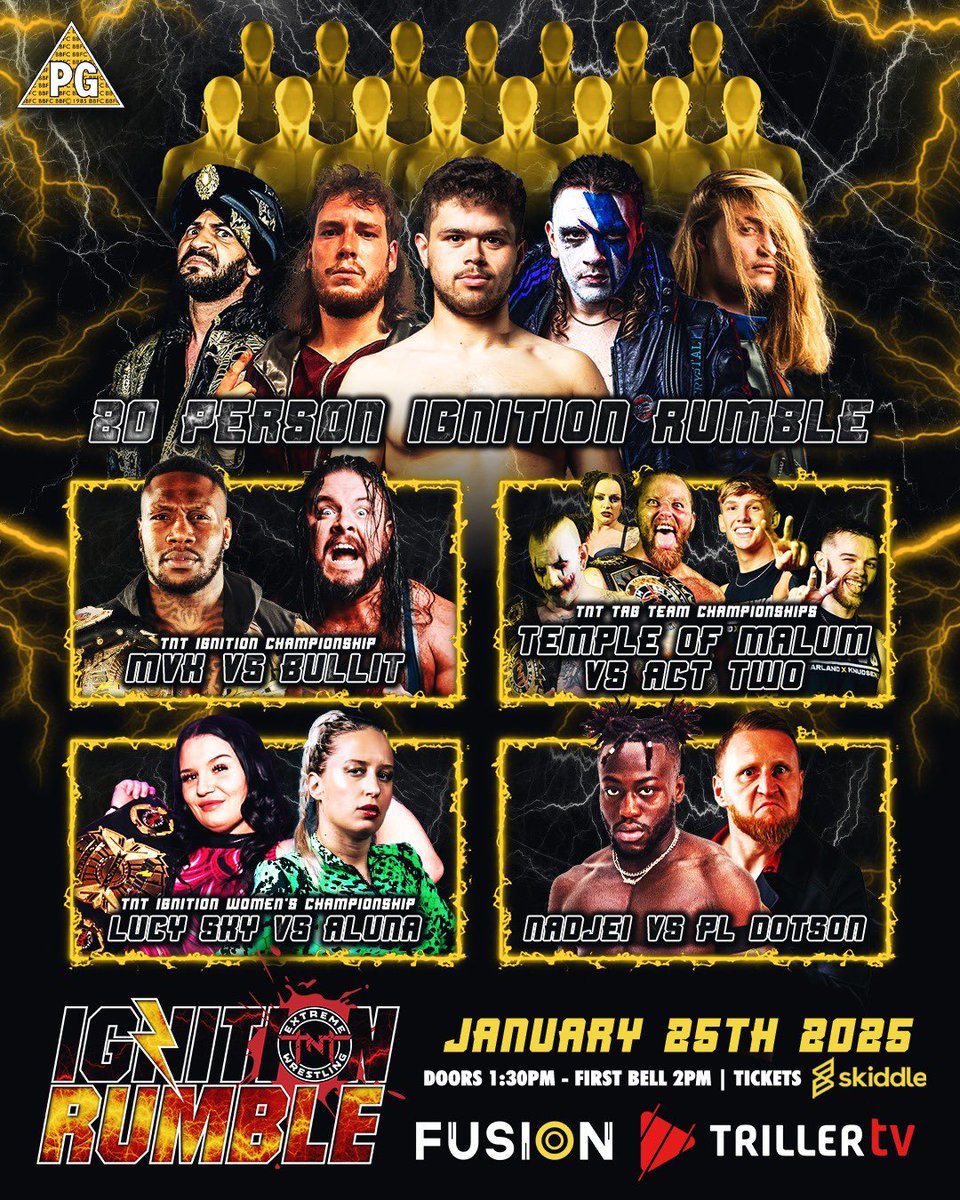 danielkall3's tweet image. The first @TNTExtremeWres shows are a week away. Get your tickets. Now you don&apos;t want to miss out