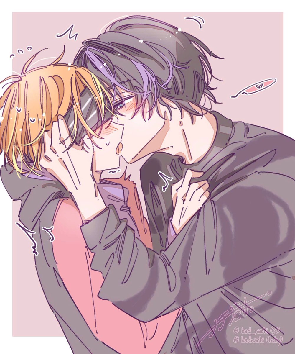 bad_nachi's tweet photo. 🎨🎥キス https://t.co/4fNlq0ayoZ