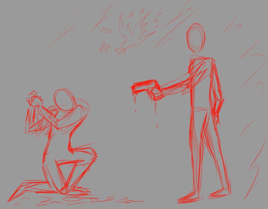 Yukirar's tweet photo. forgetting how to draw after months long depressive episode https://t.co/1kSrBiJ7qn
