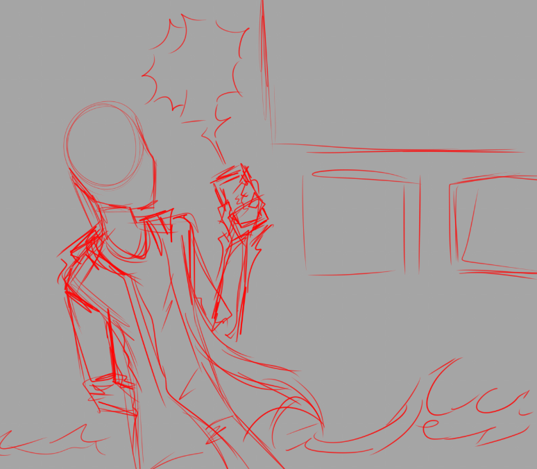 Yukirar's tweet photo. forgetting how to draw after months long depressive episode https://t.co/1kSrBiJ7qn