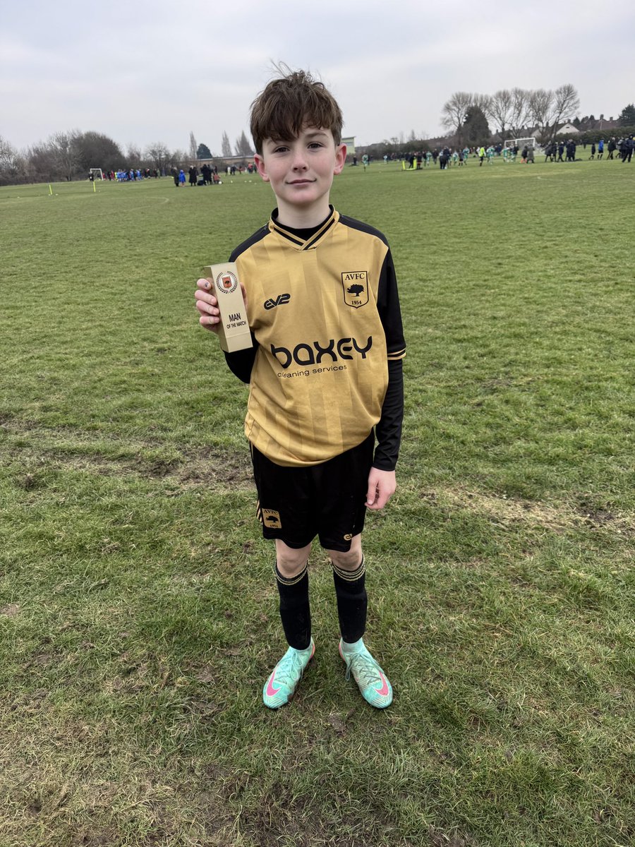 Well done the boys! Back after a long break!
Great effort and determination across the pitch by all.
MOM today was Harrison calm on the ball and ‘scoring’ late into the 2nd half, well done mate!
Defence held strong again, securing another clean sheet for the team. #UpTheVilla