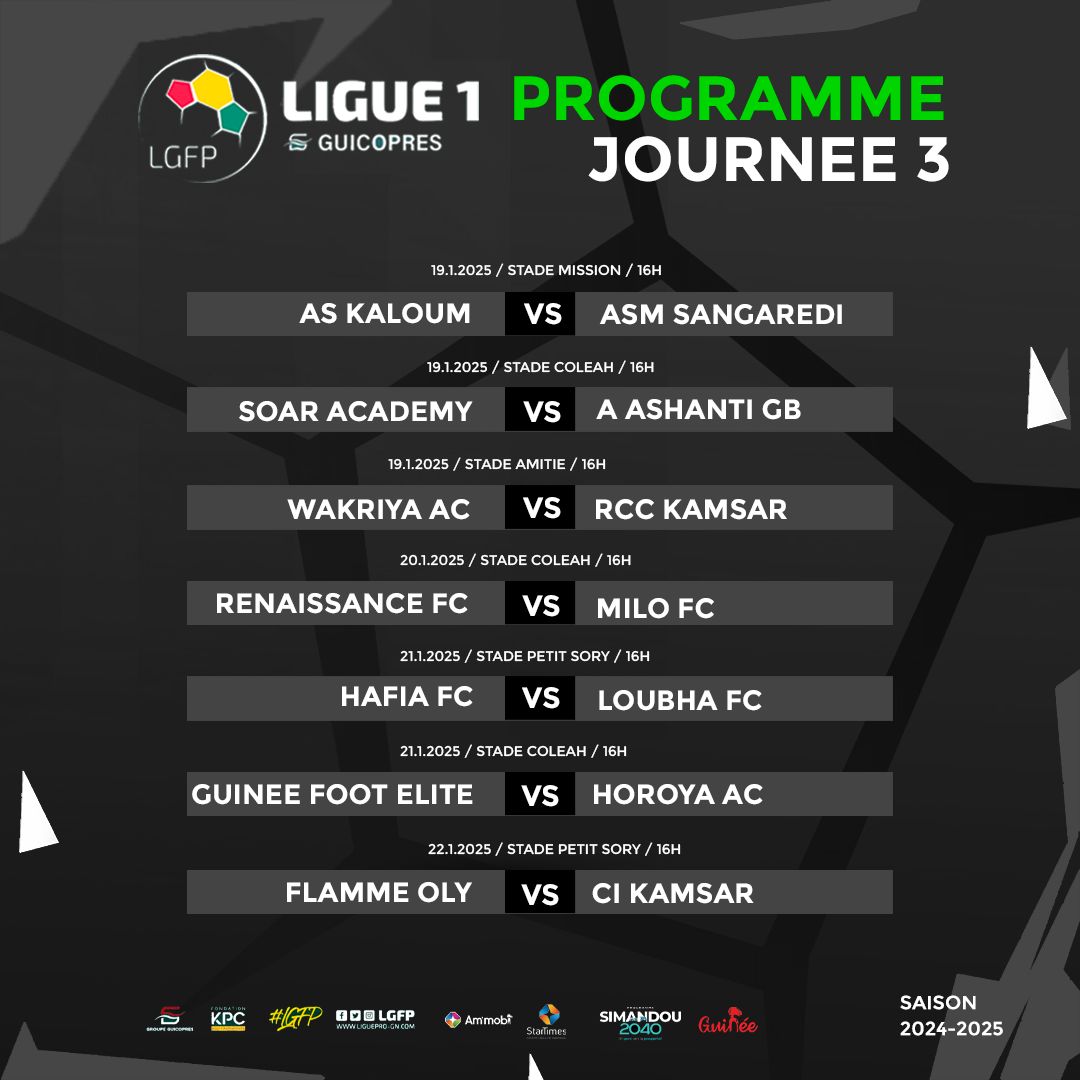 Ligue Guinéenne de Football Professionnel tweet media