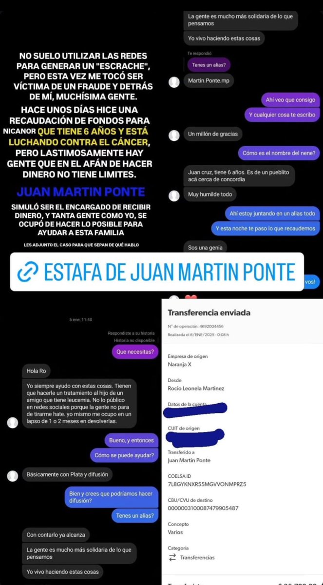 TinoCLeclerc's tweet photo. Al final era verdad que Martin Ponte le cagó plata a una mamá que estaba recaudando fondos para curar la leucemia de su hijo. Lo peor es que se la gastó en apuestas. Y además le debe plata hasta a Agustin Canapino. 

Es increíble, gracias a que lo rajaron de todos lados https://t.co/7Zr2vdsYsh