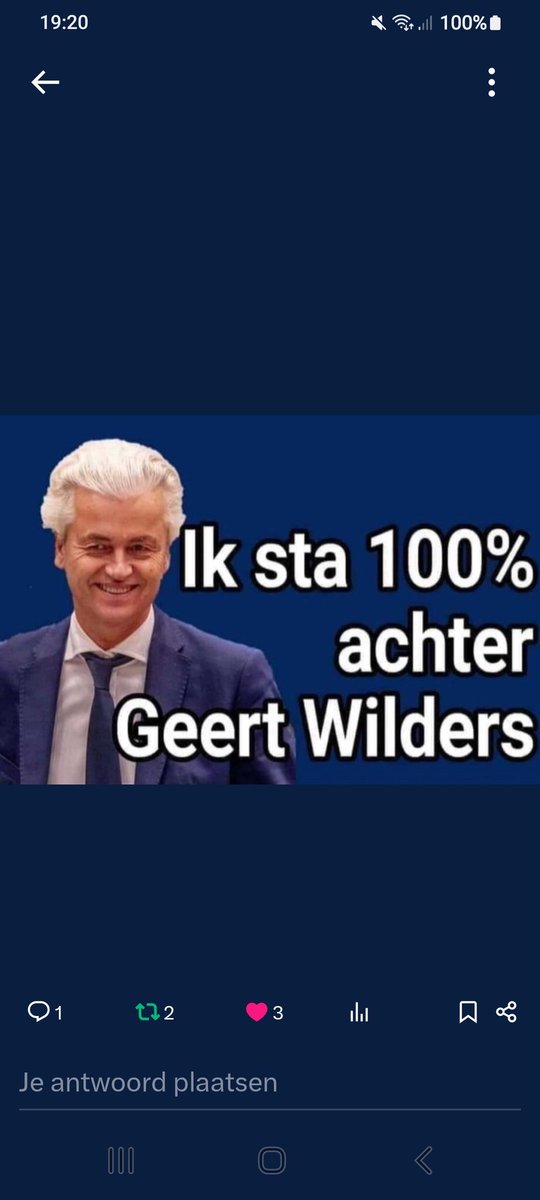 Geen_Geduld_AUB's tweet photo. @Flick1_ En ook sta ik 1000% achter @MinisterAenM !
Eigenlijk heel #TeamPVV! https://t.co/qQU6NgT6rw