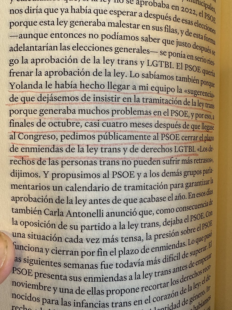 RaulSolisUE's tweet photo. Yolanda Díaz “sugirió” no aprobar la Ley Trans. Está bien que estas cosas queden por escrito. https://t.co/39pB3AHk0n