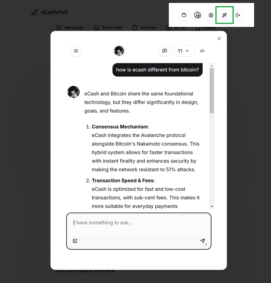 ecashchat's tweet image. eCashChat.com version 1.7.3 is here!
(as usual, refresh your browser)

In this version:
🔑 𝐈𝐦𝐩𝐫𝐨𝐯𝐞𝐝 𝐒𝐢𝐠𝐧𝐚𝐭𝐮𝐫𝐞 𝐔𝐗: next time you login via signature you will get an authentication code for your account. In future logins, pasting this code into either