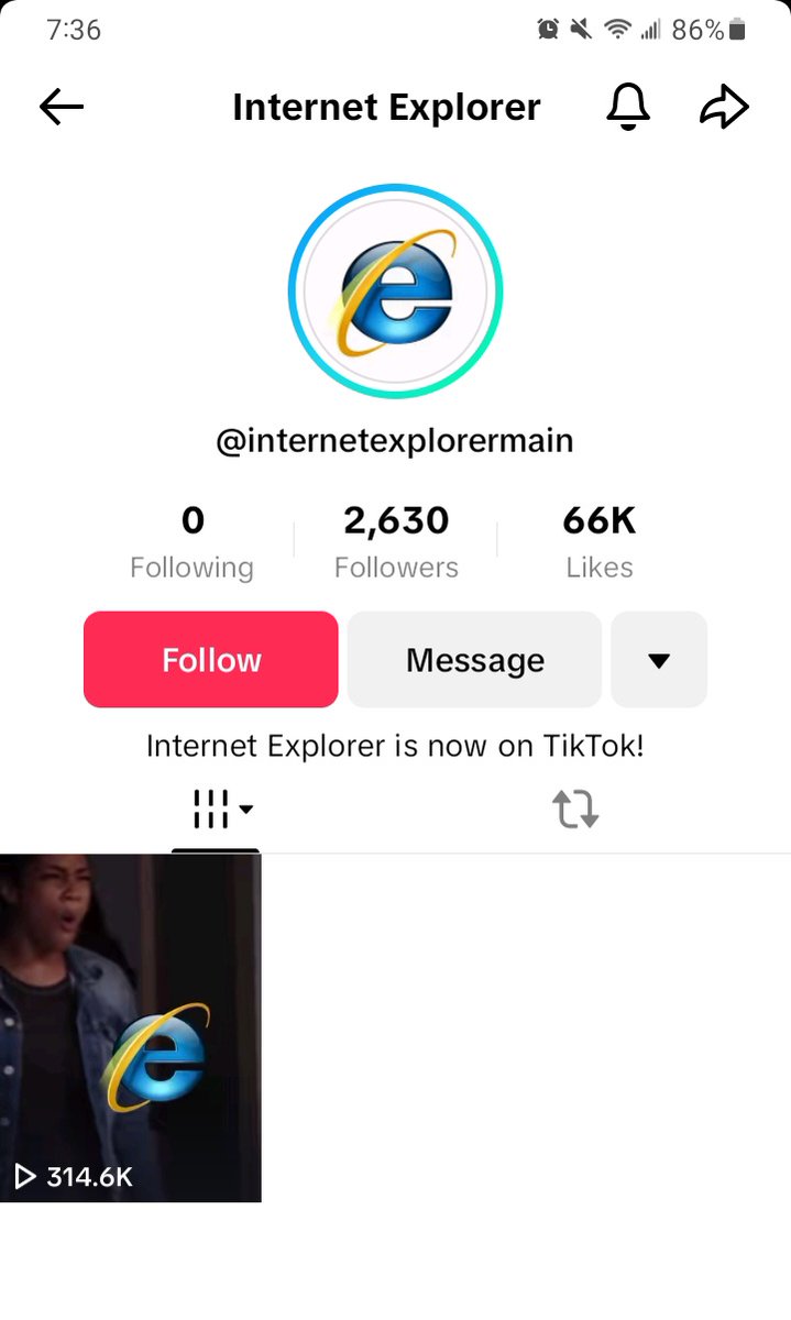 alioop326's tweet image. Whoever did this is the god of the internet forever.

#TikTokBan #InternetExplorer