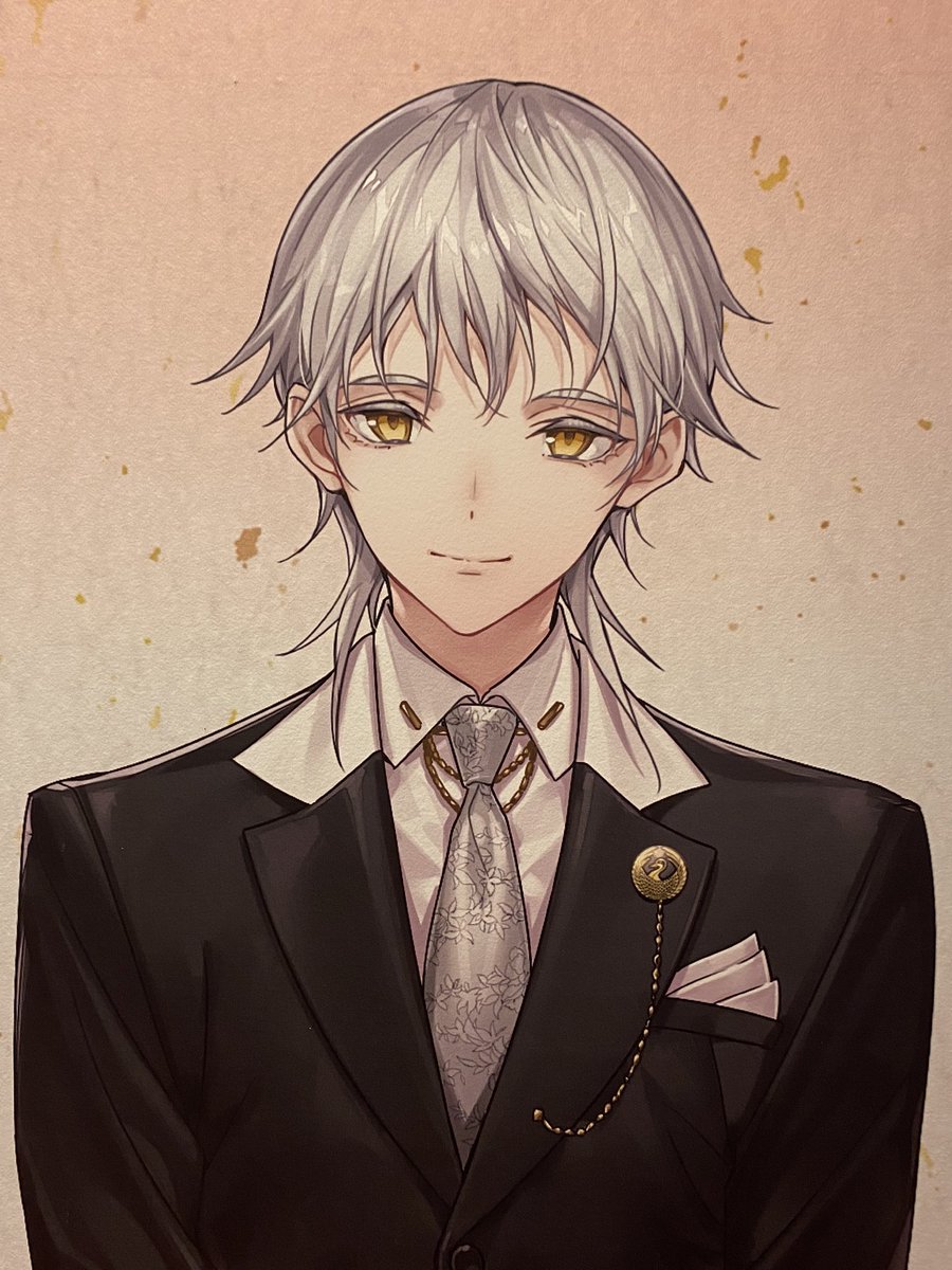 刀剣乱舞 #大本丸博 #刀剣乱舞十周年 祝装の鶴丸👏