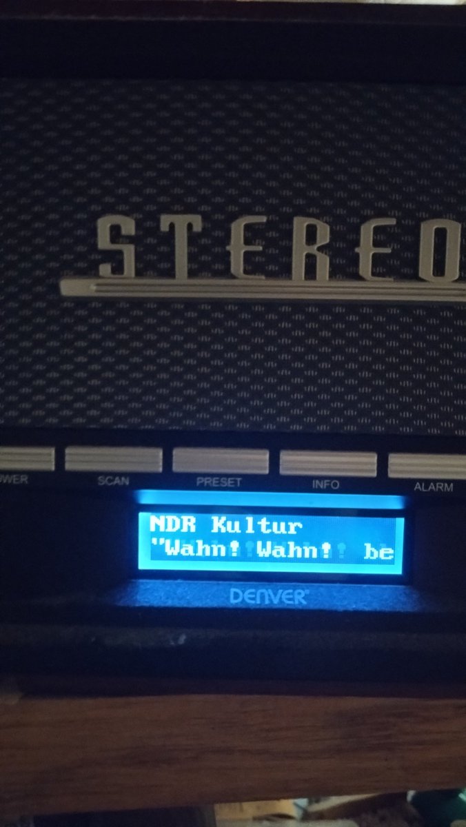 Mein Radio so.