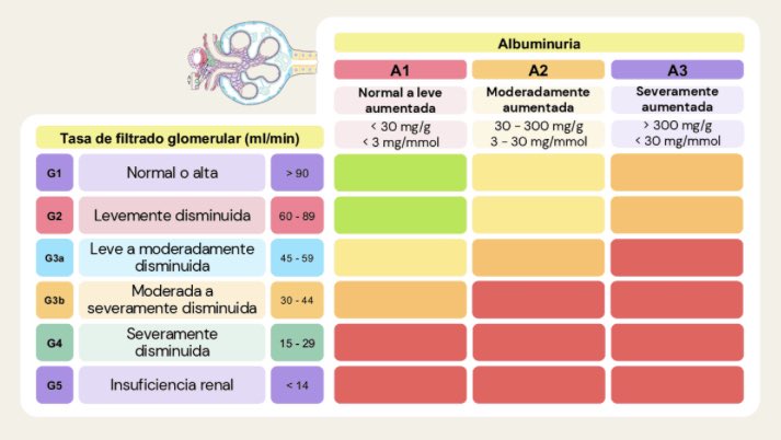 Tabla de clasificación de @kdigo enfermedad renal crónica Extremadamente difundida , pero muy poco comprendida en el ámbito médico y de estudiantes de medicina. 
Abro hilo 🧵 de cómo usarla !