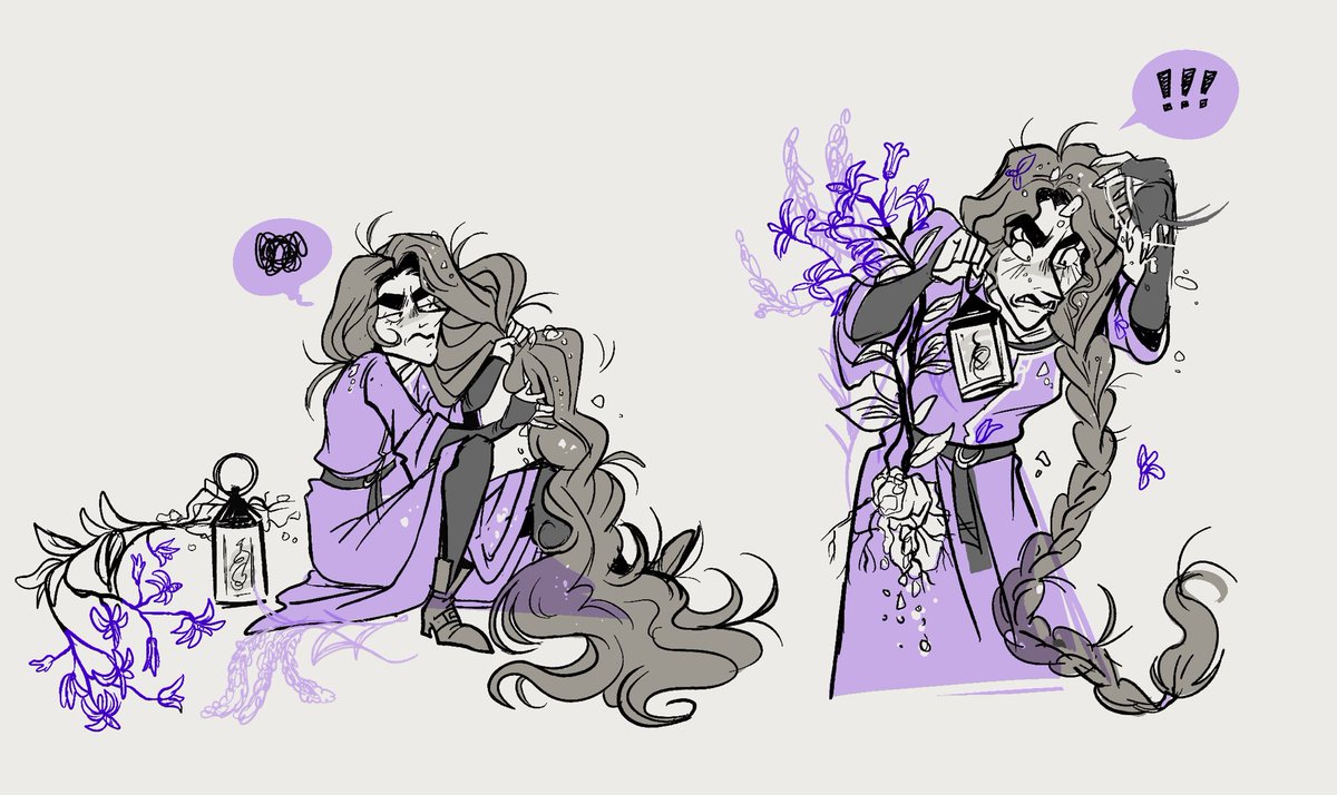 Fetoscopy's tweet image. Purple flower Priam