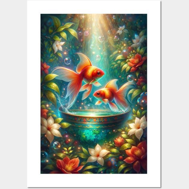 Beautiful Nowruz Goldfish #shirt #stickers #mugs #nowruz #goldfish buff.ly/3DULSEV