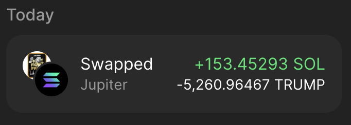 AlexMasonCrypto's tweet image. Giveaway!

Sold my $TRUMP tokens and want to give away the profit to my followers—153 $SOL to 10 lucky winners.

To enter:
- Like and retweet this tweet
- Leave a comment below
+ Make sure you’re following me (I’ll check every entry).

Results in 48 hours. Good luck!