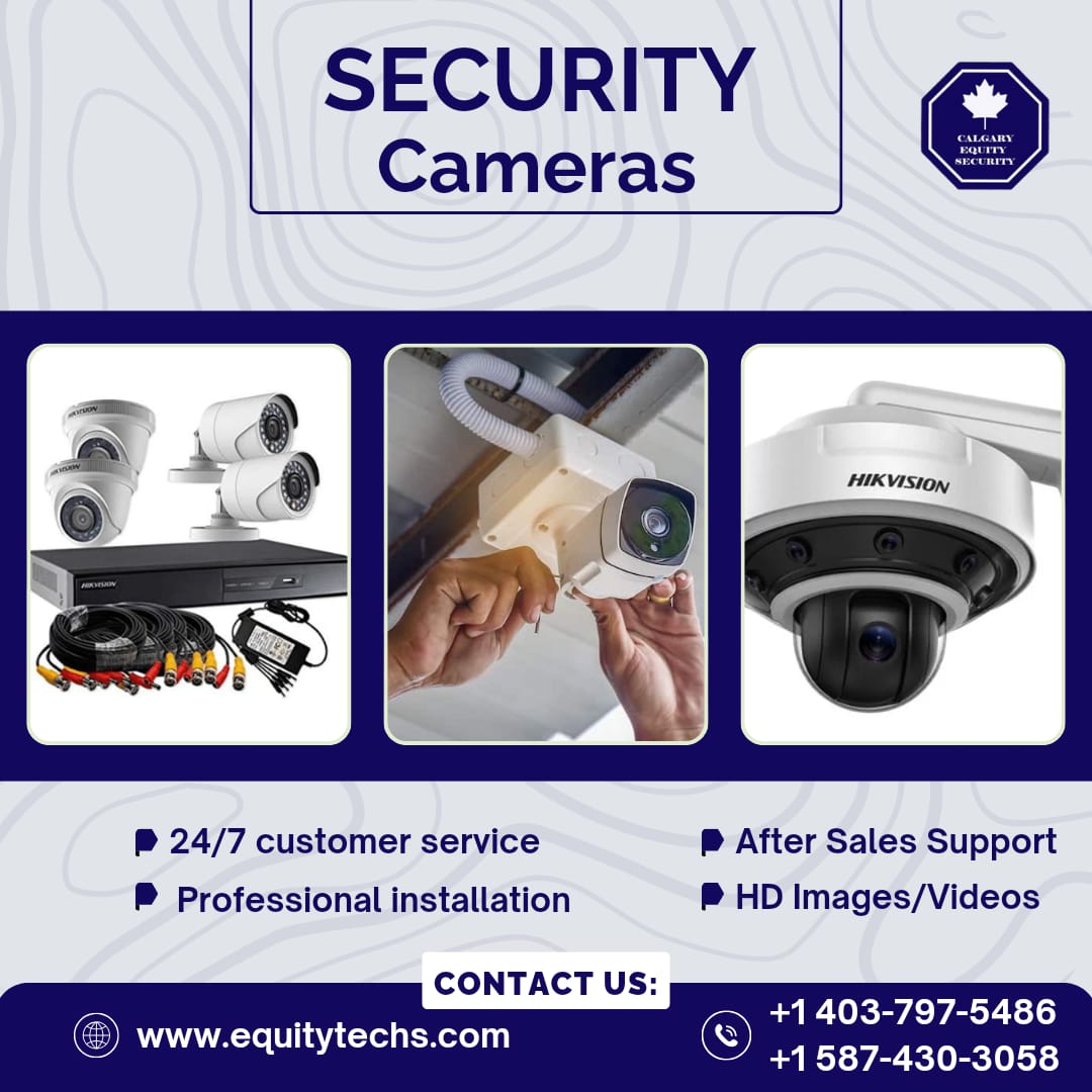 EquityAlarms's tweet photo. 📷 Enhance the safety of your home or business with top-of-the-line security cameras!  

✅ Crystal-clear video quality  
✅ 24/7 monitoring options  
✅ Easy installation  
✅ Calgary-based support team  

Don't wait until it's too late – secure your property today! https://t.co/FRIa4jiGox