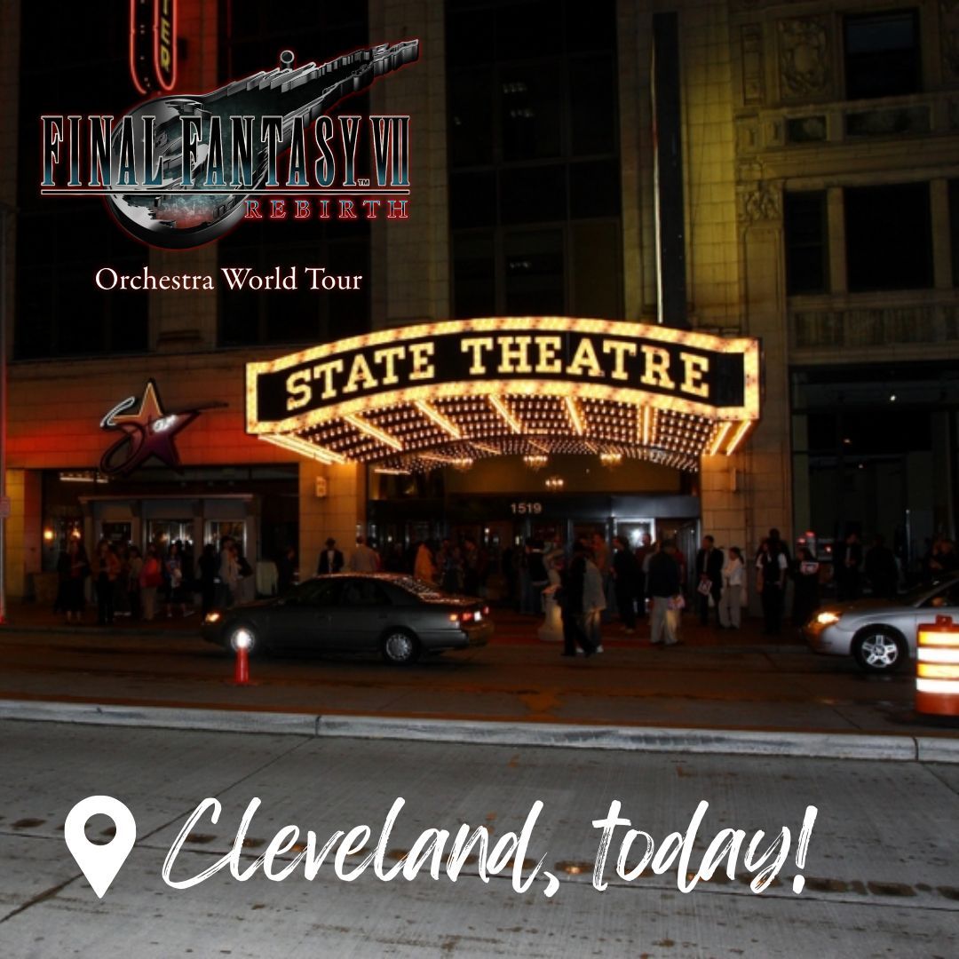 ffdistantworlds's tweet photo. CLEVELAND ✨ ⚔️
We can't wait to see you in the KEYBANK STATE THEATRE tonight! Get ready for a sensational multimedia concert experience like no other!
#nobuouematsu #masashihamauzu #mitsutosuzuki #arnieroth #ericroth #awrmusic #finalfantasy #ff #ff7rebirth #videogamemusic https://t.co/neXSt6fG1Q
