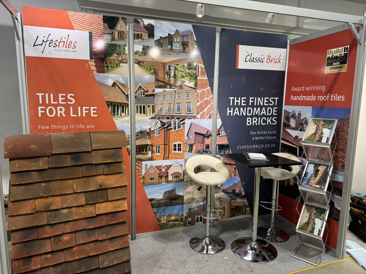 Day one is underway at the Homebuilding &amp; Renovating Show in Farnborough!

Come and visit us to chat with the team and explore how our high-quality tiles could be the perfect fit for your home renovation or build project.

We’re here today until 5pm 👋