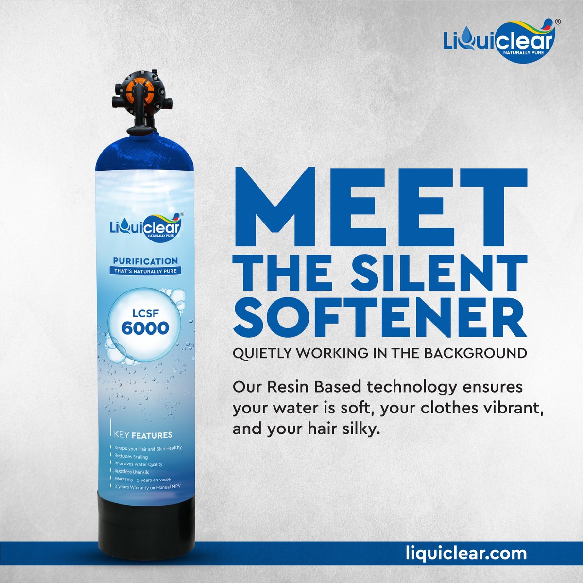 liquiclear's tweet photo. Experience the silence of powerful water softening. Our Resin Based Softener works quietly in the background, ensuring your water is soft, your clothes vibrant, and your skin happy.
.
.
.
#Liquiclear #WaterTechnology #SmartWater #InnovateHydration #Sustainability https://t.co/Y6Uy5j0b2C