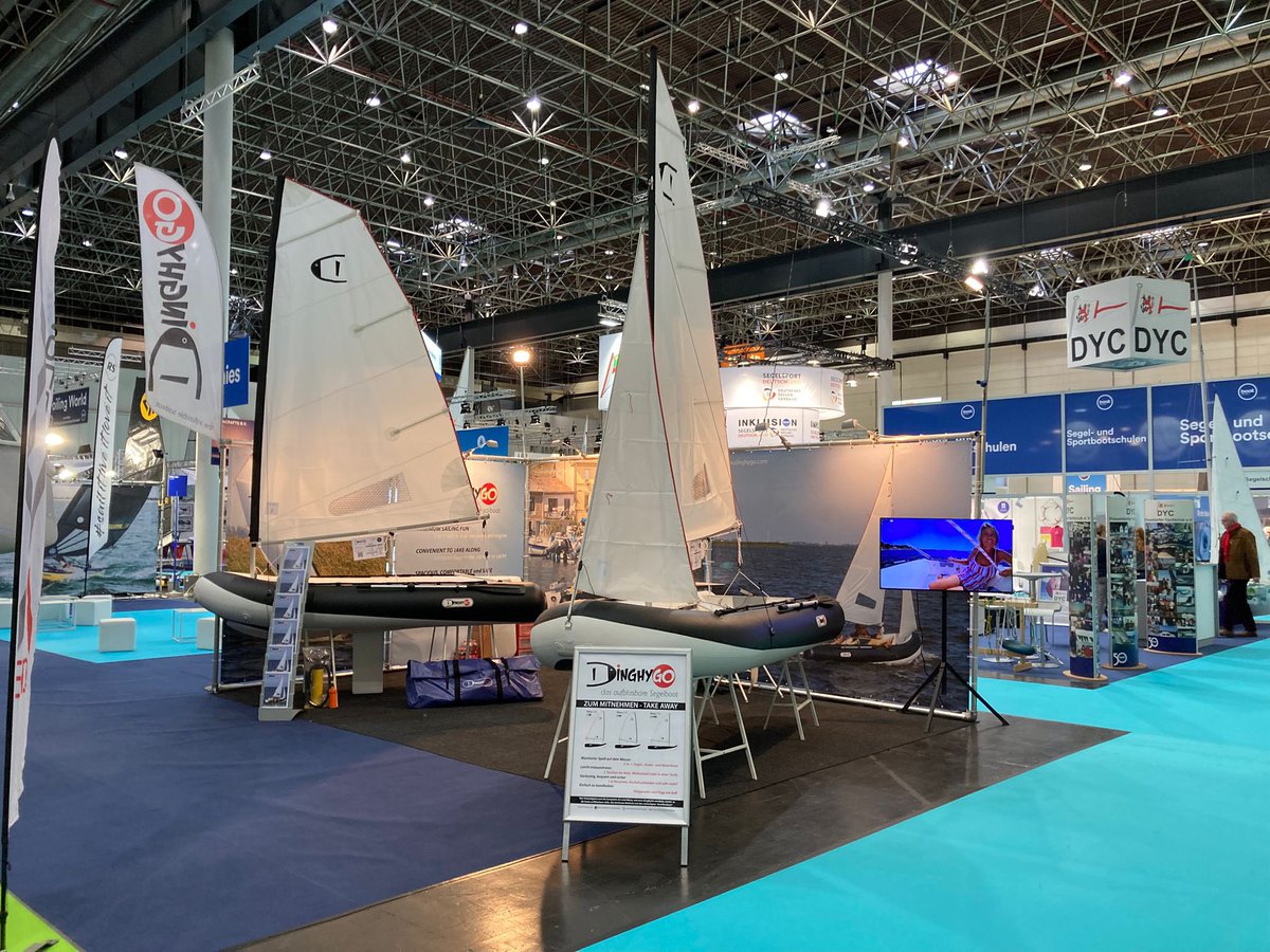 dinghygo's tweet photo. It’s #showtime 🥳 #DinghyGo, the #inflatable #sailboat welcomes you at #boot2025 stand 15D40 messe_duesseldorf bootduesseldorf #dinghy #sailing https://t.co/MEtSEP3S96