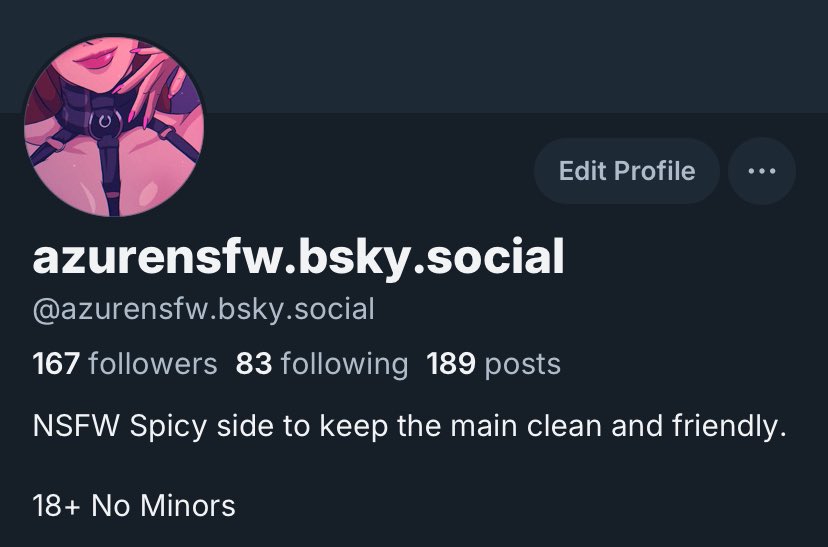 NsfwAzure's tweet photo. I’m actually a lot more active on my bsk alt account now.

So if you follow me here and would like to keep up with new 🌶️ art I suggest following me there as well https://t.co/y90CakI7UT
