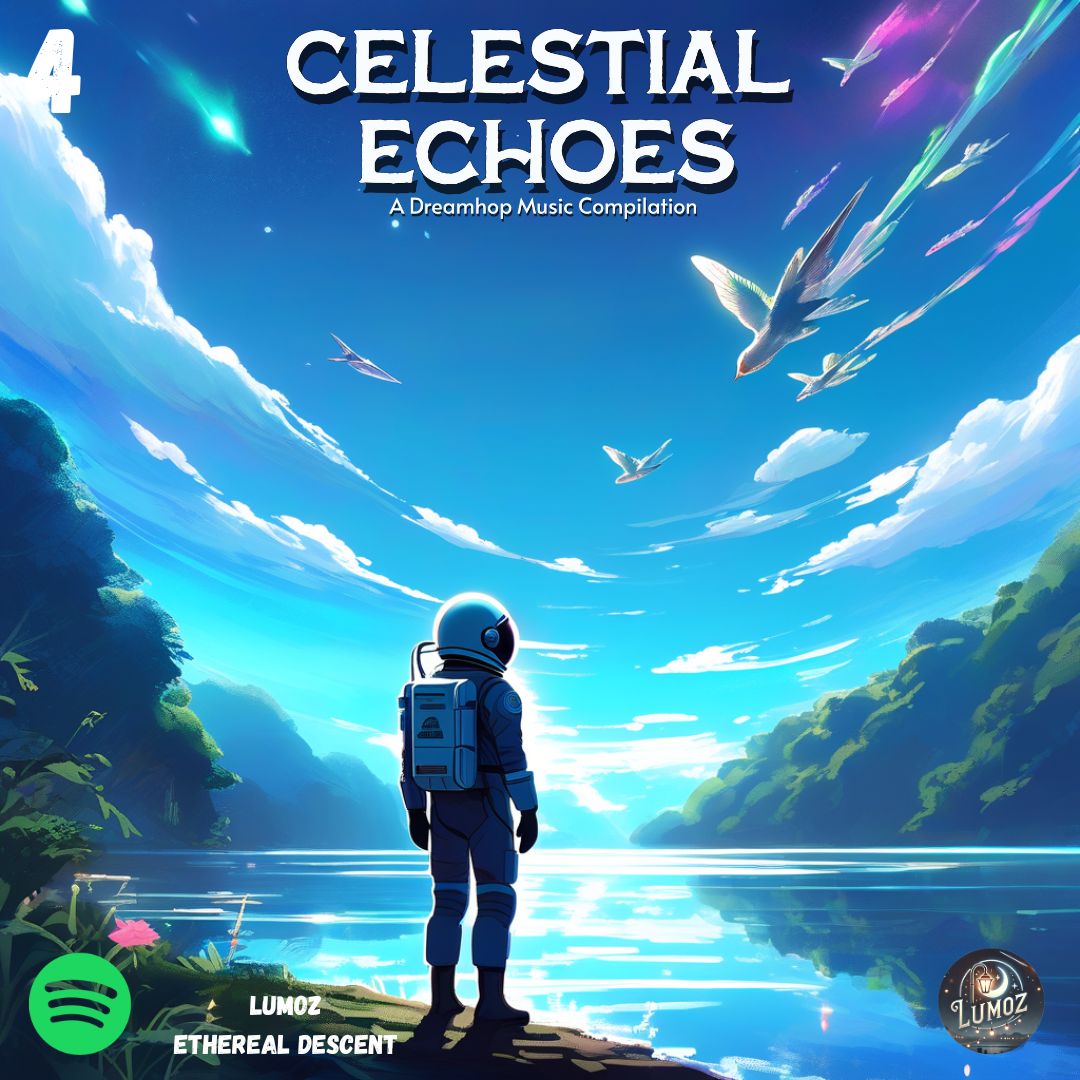 LuMoz7's tweet photo. Pt.4 🌊 The Tranquil Shore ✨
"🌊 Gentle waves whisper forgotten stories. Strange birds dance as the astronaut reflects on the journey.

🎶 @LuMozMusic's Ethereal Descent on @dreamhopp's Celestial Echoes. Link in bio!

#CelestialEchoes #Dreamhop #ChillHop#SciFiMusic #LuMozMusic https://t.co/bC9SCZ2CQN