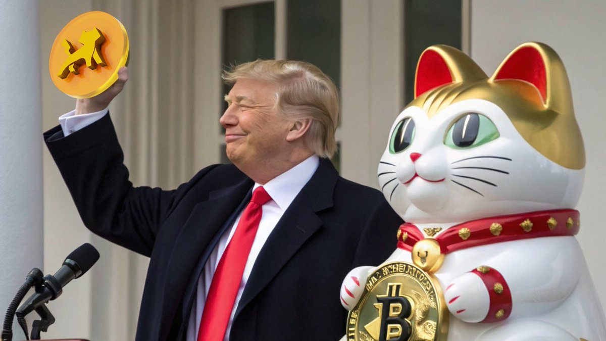 utxostack's tweet photo. Welcome TikTok refugees to #UTXOStack to pay the ‘Cat Tax’! 🐾#TRUMP https://t.co/EkB09zpdwu