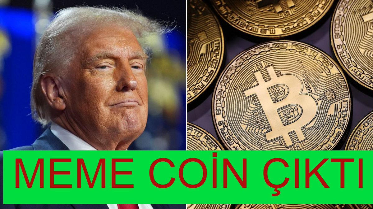 BU SABAH $TRUMP COİN LİSTİNG EDİLDİ VE ŞUANDA ÇOK  BÜYÜK BİR HYPE VAR 
TRUMP COİN GENEL ANALİZİ VE DAHA FAZLASI İÇİN VİDEOYA BAKABİLİRSİNİZ  

AYRICA 2 DE UFAK ÖDÜL MEVCUT 
youtu.be/msALc8WIN-M