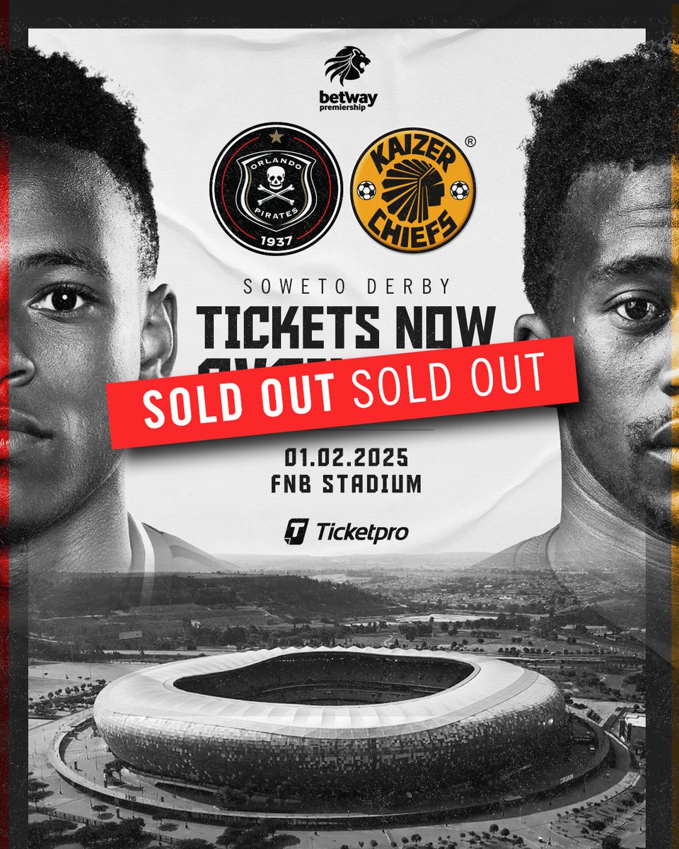 makwande_m's tweet photo. Reply with 🔥 if you'll be part of us at FNB stadium for the biggest football match in the country. #SowetoDerby https://t.co/tapLW8iGU8