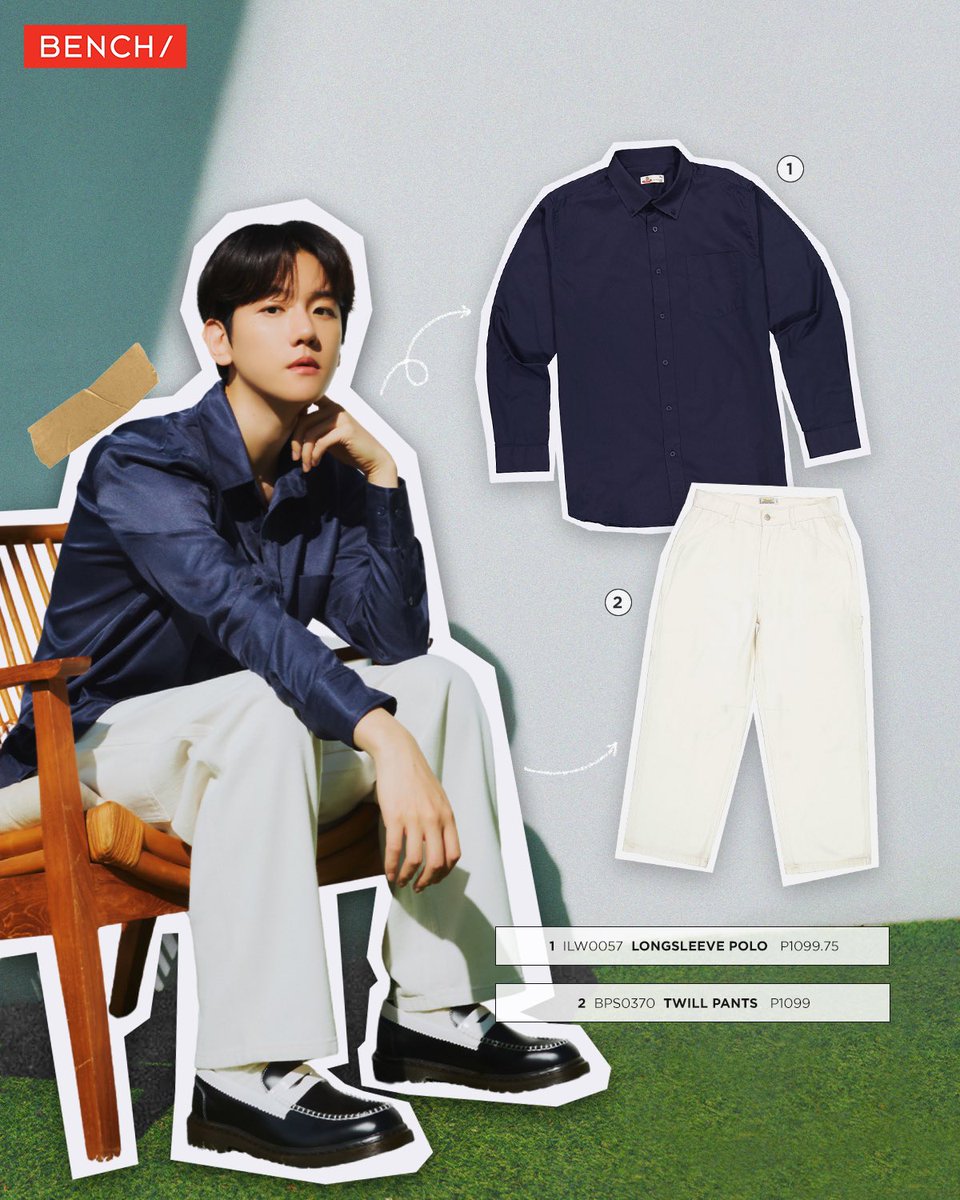 benchtm's tweet photo. Calm, cool, collected. @B_hundred_Hyun is the blueprint for your next outfit glow-up. 💙✨ Ready to make it yours? Shop the look today! 

Longsleeves (ILW0057) P1099.75
Pants (BPS0370) P1099

Buy Official, Buy Original! Get these products plus more from our official online stores:
🛒 https://t.co/dCakf3y0ut
🛒 https://t.co/mCjQW8YyLl
🛒 https://t.co/UVQJ0Gsijm
🛒 https://t.co/IOwcnZkcrg

Buy only from official BENCH/ stores and online platforms to ensure authentic and high-quality products.

#BENCHxBAEKHYUN #GlobalBENCHSetter