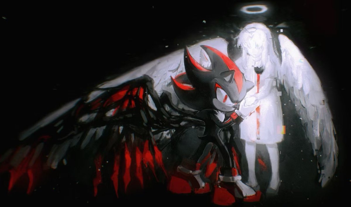 Waaii132299's tweet photo. Without you
#ShadowTheHedgehog 
#MariaRobotnik https://t.co/07Yadoelrd
