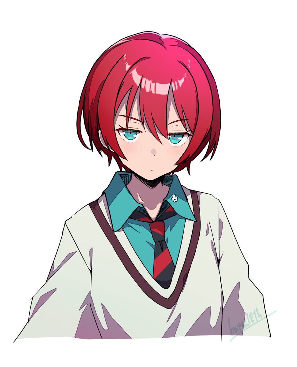 これは自分が描く点みたいな黒目に合わせて赤い瞳孔をリングだけにしたり、目を小さくしたり、惰性で好きにバランス変えただけのマチュ 