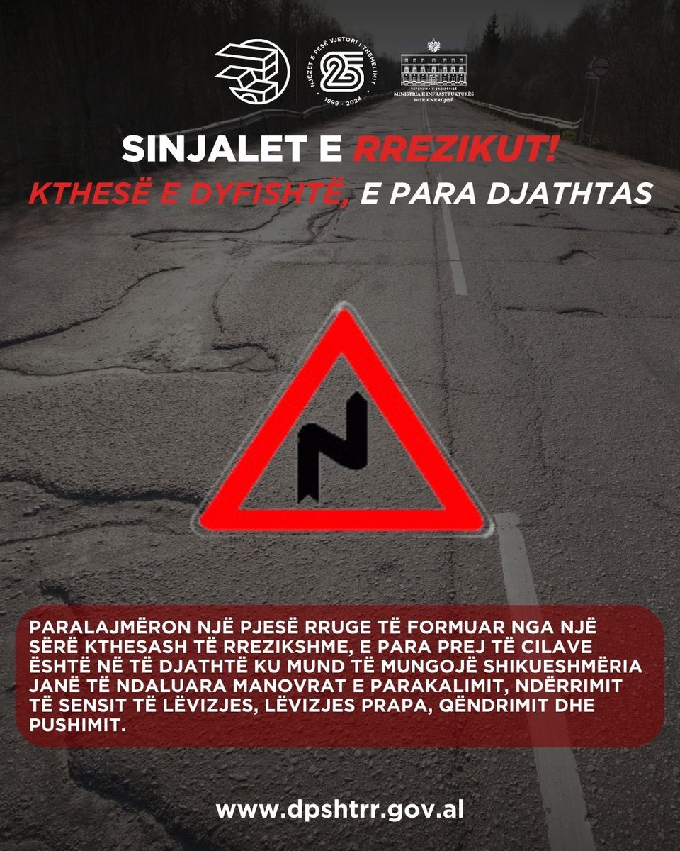 dpshtrr's tweet photo. 🚗 Jeni duke udhëtuar me mjet dhe keni pasiguri mbi "Kthesë e dyfishtë, e para djathtas" të mundshme ku mund të mungojë shikueshmëria? https://t.co/2EZJb2GhAw