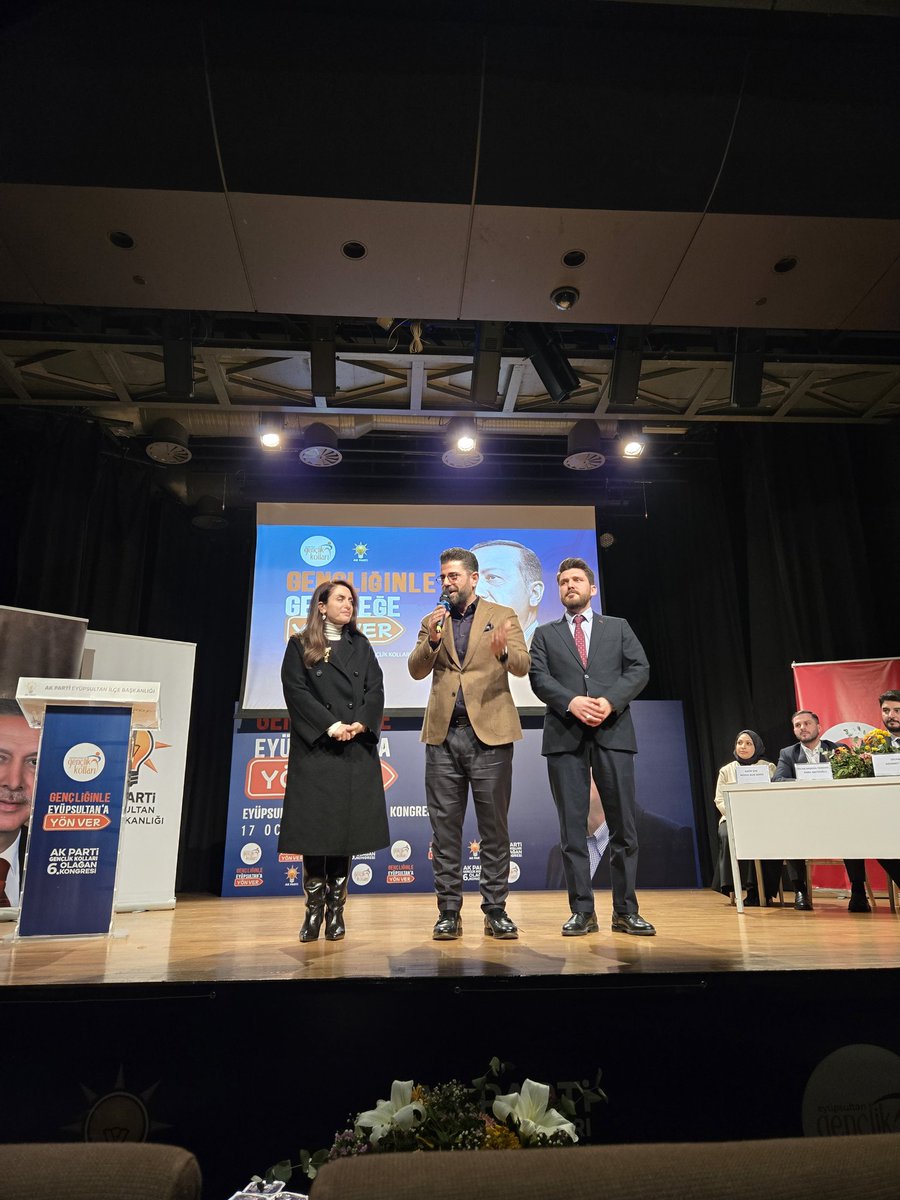 Ak partimiz'in Eyüpsultan Gençlikkolları 6. Olağan kongresinin hayırlara vesile olmasını diler, <a href="/mburakcebioglu/">Burak Çebi</a> kardeşimize ve yönetimine başarılar dilerim.

<a href="/Muhmmtvanlioglu/">Muhammet VANLIOĞLU</a> 
<a href="/CCekerek/">Muhammed Cem Çekerek</a> 
<a href="/eyupilceakparti/">AK Parti Eyüpsultan</a> 
<a href="/eyupakgenclik/">AK Genç Eyüpsultan 🇹🇷</a>