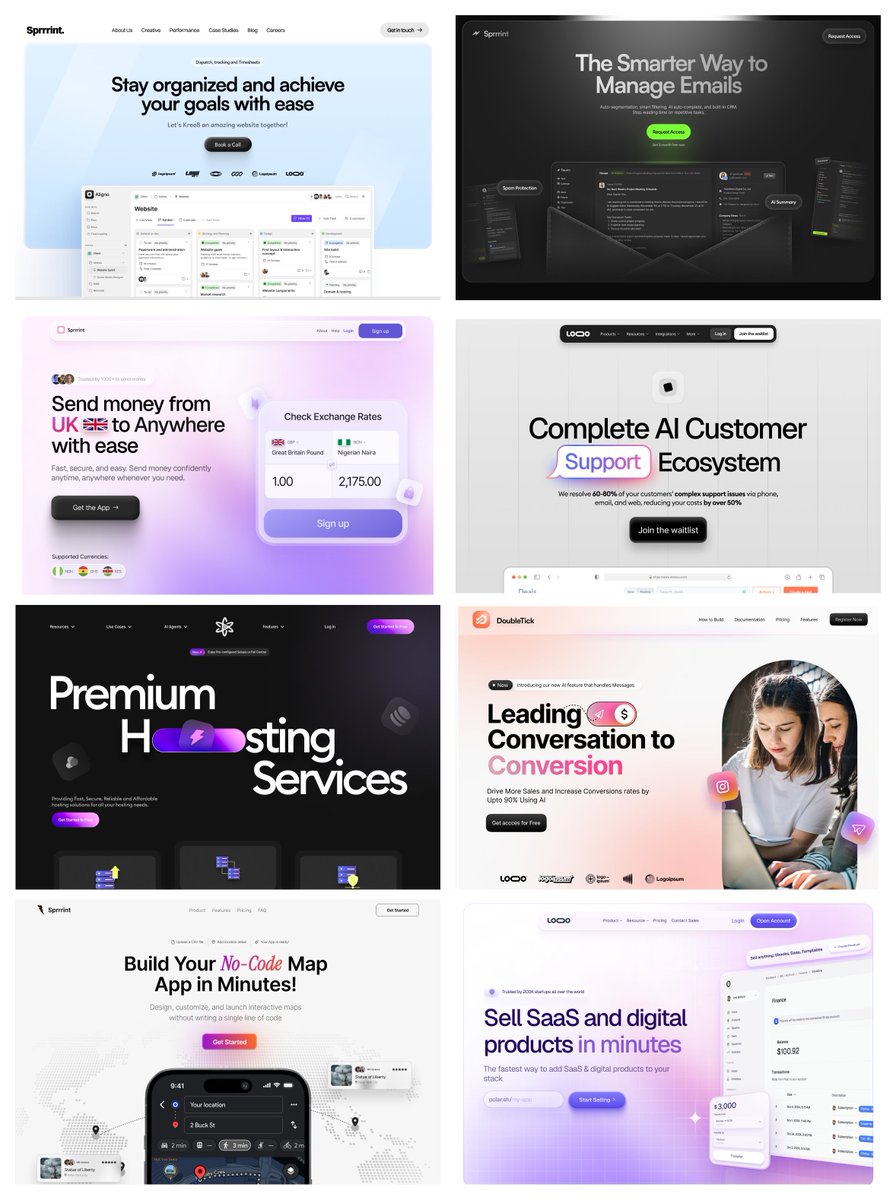 Yayy! We’re now family of 6000🎉
Here’s a gift from my side!

I’m offering a Figma file featuring 8 stunning headers absolutely FREE for next 48 hours.

Each header is uniquely designed by us from scratch.

Just like, repost, and comment "HERO" below,
(Make sure you’re following