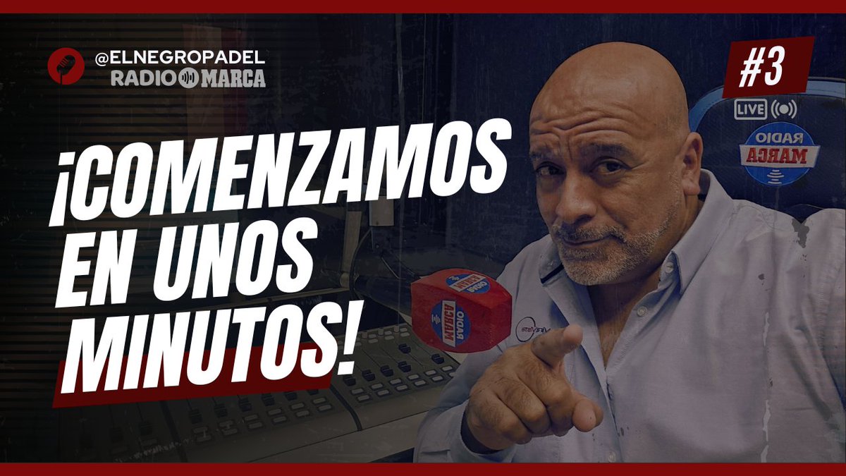 🎙️✨ ¡Arrancamos un nuevo programa de Pádel Marca con @elnegropadel!

Hoy venimos cargados de invitados de lujo, noticias exclusivas y toda la pasión por el pádel que nos une. 🎾🔥

¡Sintoniza y acompáñanos en <a href="/radiomarca/">Radio MARCA</a>! 🙌🏓

#padel