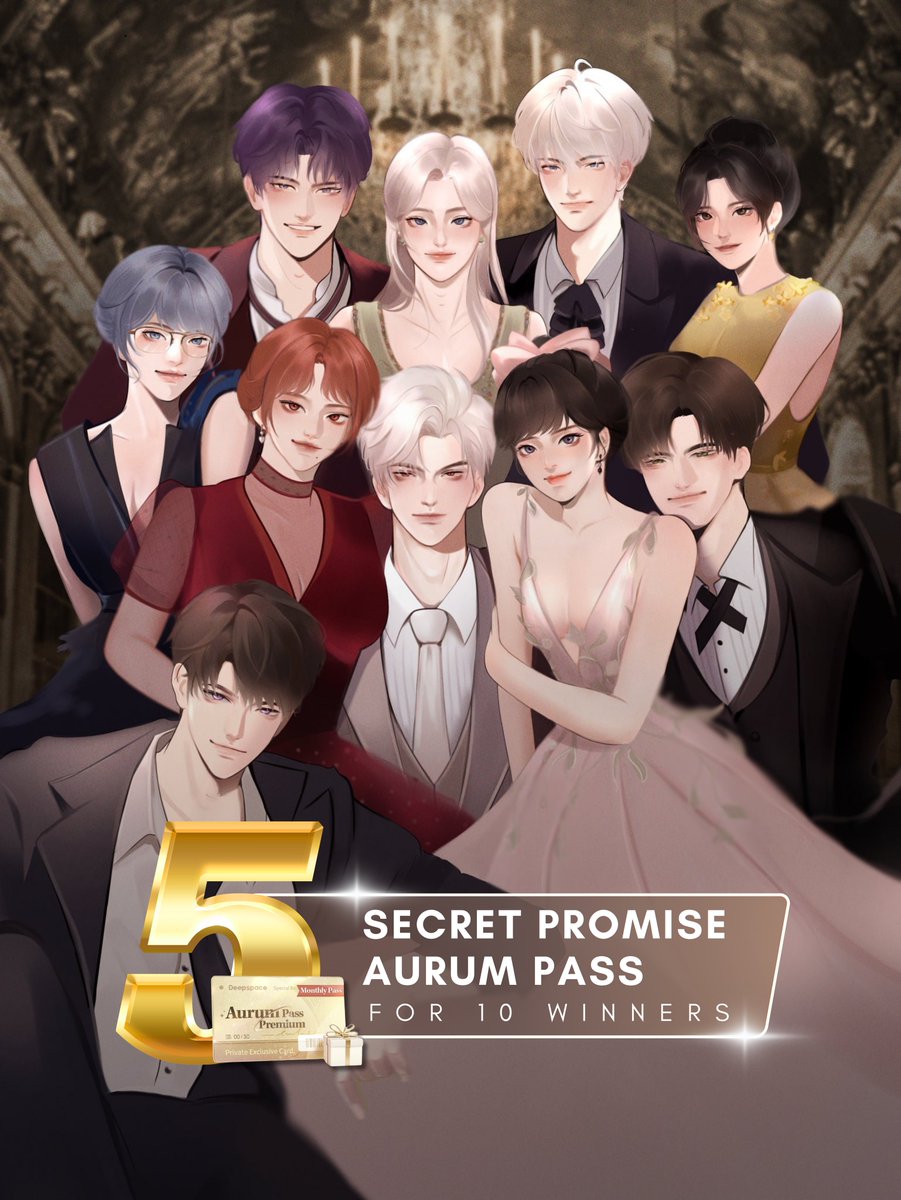 aartaglia's tweet photo. Giveaway Love and Deepspace Alert !🌟

★ Secret Promise for 5 Winners
★ Aurum Pass for 5 Winners

Sponsored by @Tayu_Yama, @cresaint, @cyabsinthe, @libedicht, @onmykneesforxav dalam rangka 1st Anniversary &amp; debut Caleb 🥳🤩

rules on pict🖇️

Ends Jan 23th, 19.00 WIB! Good luck! https://t.co/ZRPytEOeZY