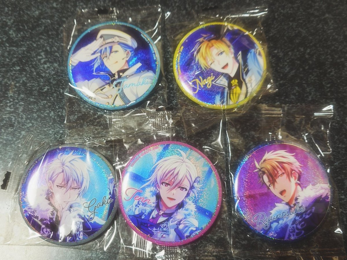 samu222R's tweet photo. 【交換・譲渡】

アイドリッシュセブン カプセル缶バッジコレクション+♪ vol.5

譲→環、ナギ、楽、天、龍之介
求→同種 百(1点) or 各300円+送料

交換優先です。
よろしくお願いします。

🔍 アイナナ カプ缶 ブラホワ https://t.co/PriHcbTicg