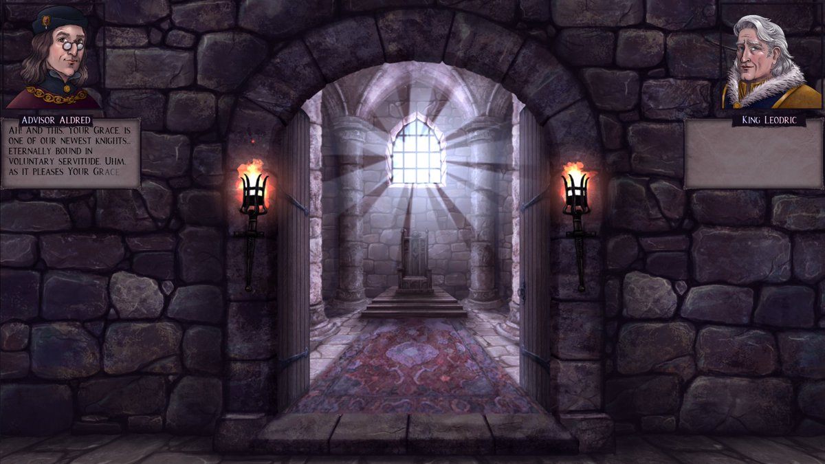 Robin v/d Horst (@robin_vdhorst) on Twitter photo Working on the opening cutscene for Realms of Madness! The player will be able to answer questions and converse with the characters on screen. There'll also be a ton of little details such as being able to knock on the wooden door etc.
Demo for the game is out now! :) Working on the opening cutscene for Realms of Madness! The player will be able to answer questions and converse with the characters on screen. There'll also be a ton of little details such as being able to knock on the wooden door etc.
Demo for the game is out now! :)