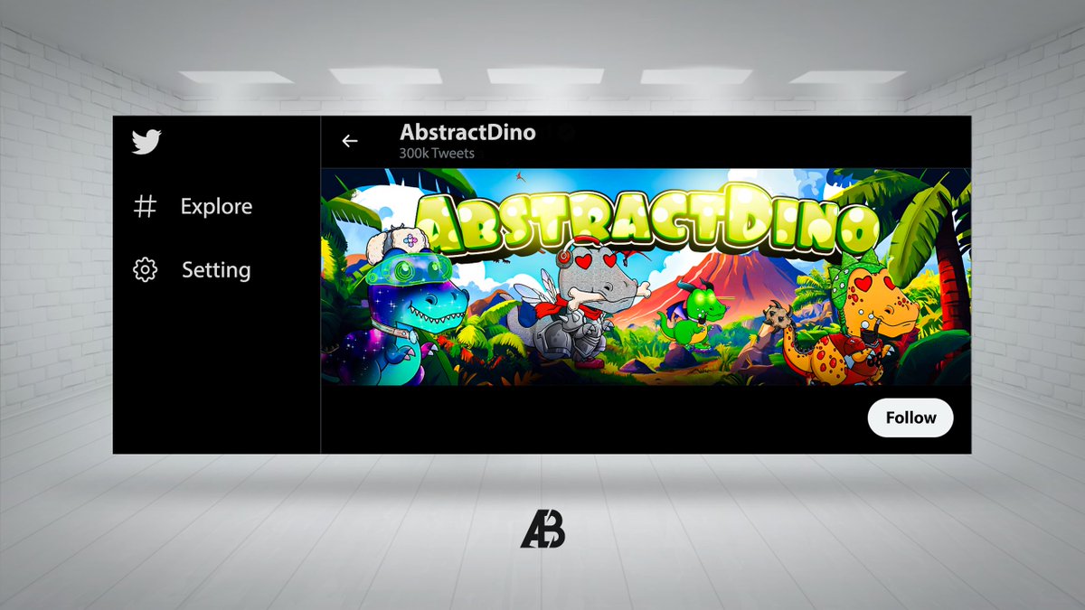 Abstract Dino ✳️ tweet media