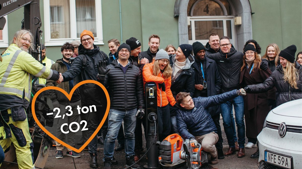 A proof-of-concept project with Ellevio this year—installing 6 EV chargers—showed what’s possible.

Now, Ellevio is targeting fully electrified construction by 2030 to lead the energy transition. Energy companies are key drivers of change. Read more: bit.ly/4gYH5kj
