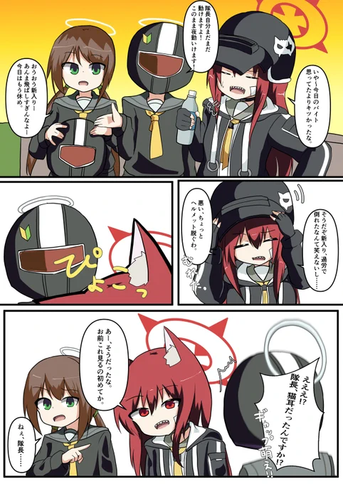 #ブルーアーカイブ 
#ブルアカ 
ヘルメットの内側 