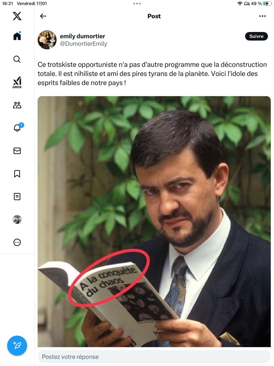 bonnord59293's tweet photo. @gerardfiloche Marre de vous voir tous cracher Sur JLM et la LFI
Je pense qu’il vous fait peur
Ses idées ,sa ténacité,sa défense des précaires,son combat contre les milliardaires profiteurs,les soutiens de Netanyahu
Son programme humaniste
#StopPS
@G https://t.co/ald3ttOLWZ