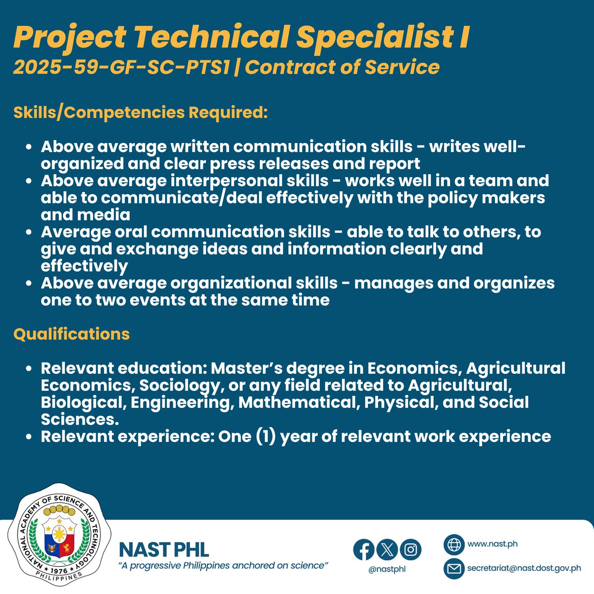 NAST Philippines tweet media
