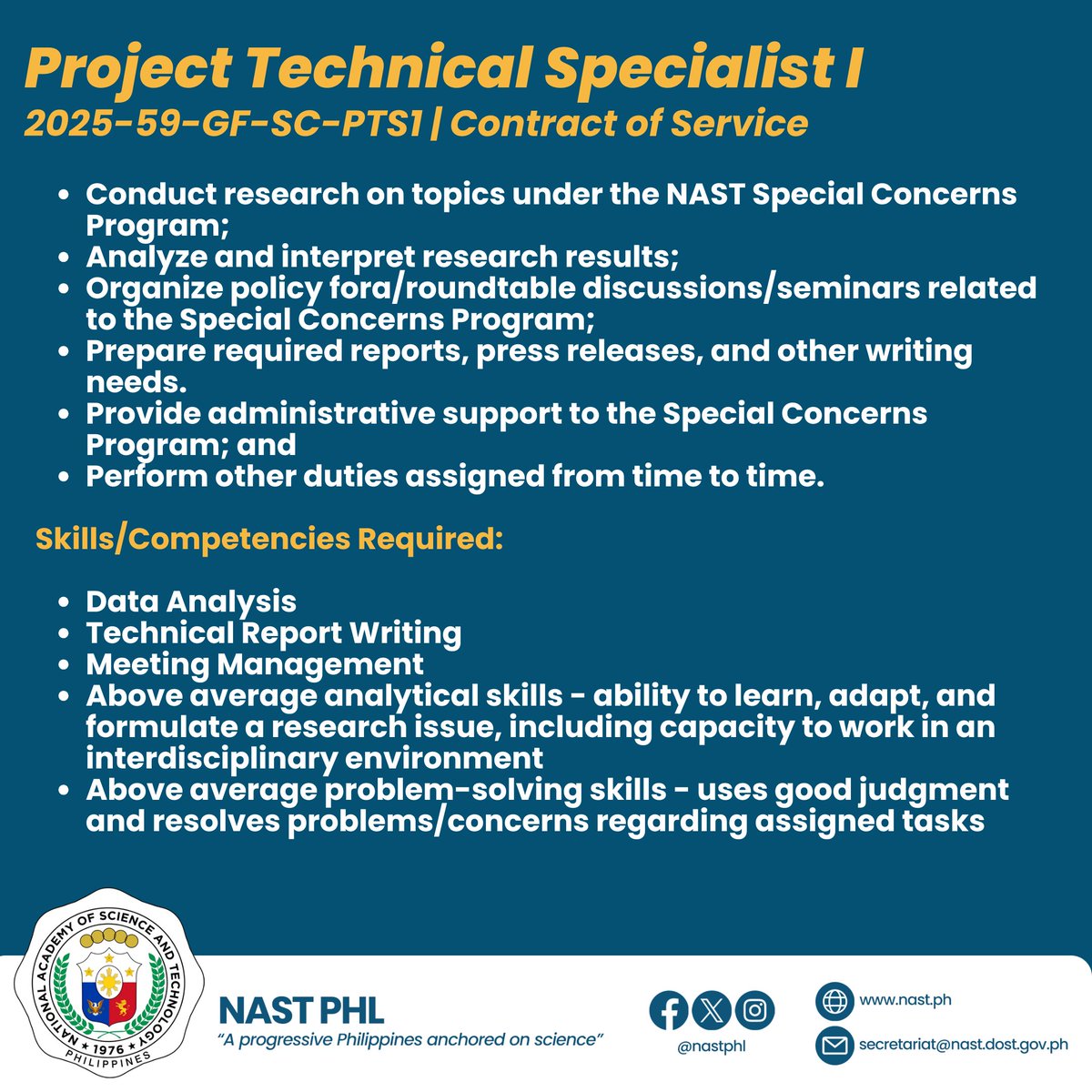 NAST Philippines tweet media